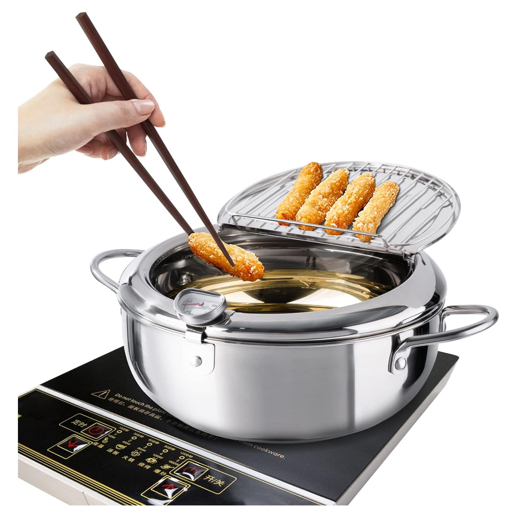 1200W 揚げ物鍋 グレー 【公式通販】